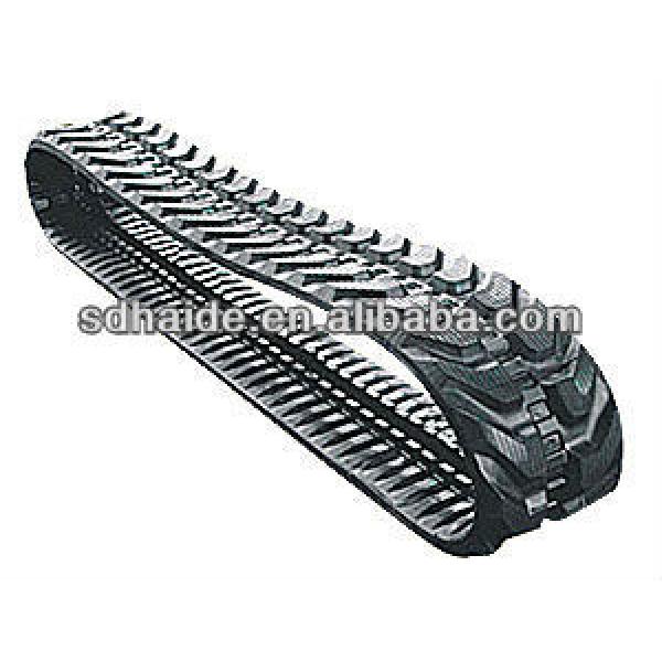 undercarriage parts rubber Tracks for excavator bulldozer loader #1 image