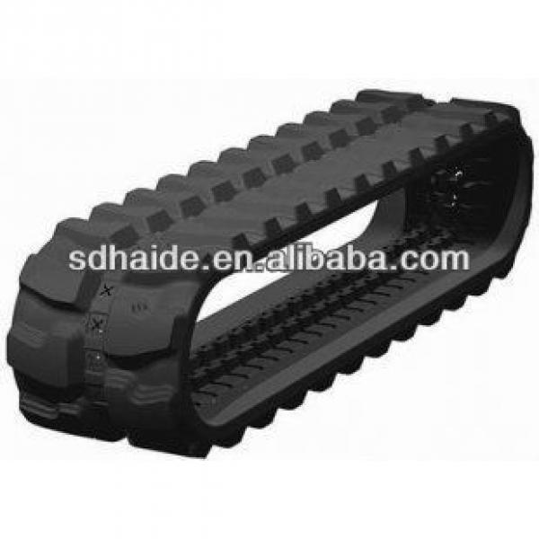 undercarriage parts rubber Tracks for mini excavator bulldozer loader #1 image