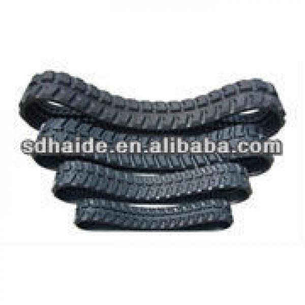 Excavator PC25 Rubber Track, rubber crawler, rubber belt track #1 image