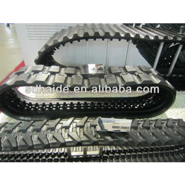 sumitomo excavator rubber track ,sumitomo excavator rubber track pad for SH60-1/SH75XU-2SH45J/SH100/SH120 #1 image