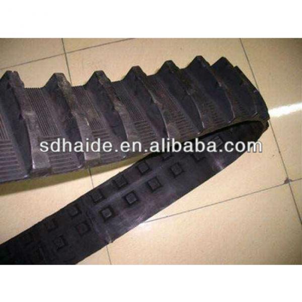 Rubber Track for Mini Crawler Excavator, Rubber track 450*110 FOR C50R-3, size 320x100x43 #1 image