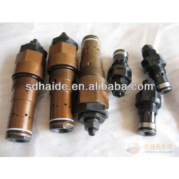 excavator multiple unit valve,control main valve parts of relief valve Mitsubishi,MS120,MS180,MS140,MS160,PC78,PC150,PC200-3, #1 image