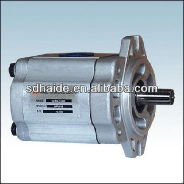 excavator pilot pump,gear pump,PC30,PC45,PC50,PC60,PC75,PC90,PC100,PC120,PC130,PC140,PC200,PC300,EX60,EX100,EX200 #1 image