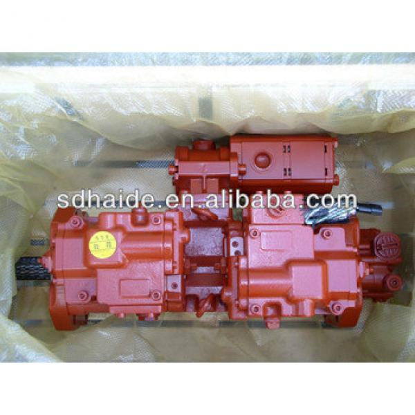 K5V80DTP double gear pump, Kobelco Hydraulic Main Pump SK230-6E, K3V112DT hydraulic pump KAWASAKI #1 image