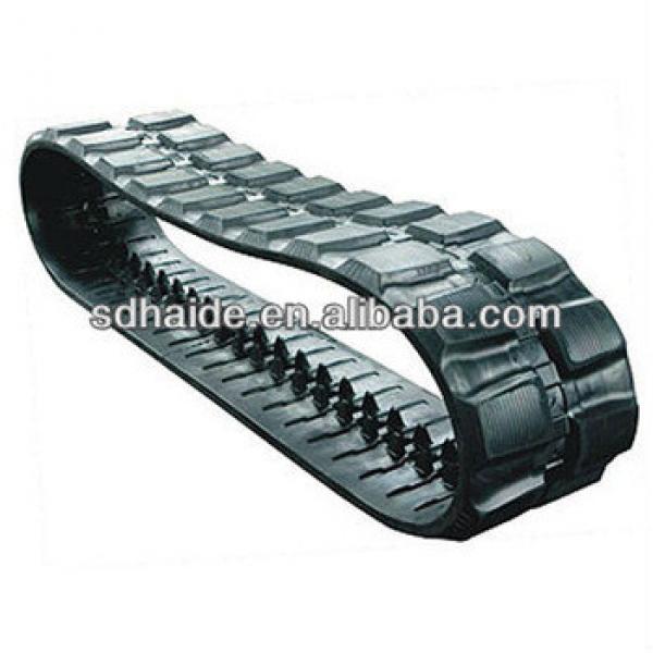 custom rubber tracks for kobelco kato volvo doosan excavator #1 image