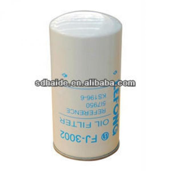 FJ3002 oil filter, engine oil filter, excavator oil filter #1 image