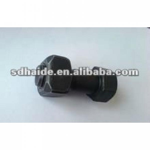 Track bolt and nut for excavator and bulldozer #1 image