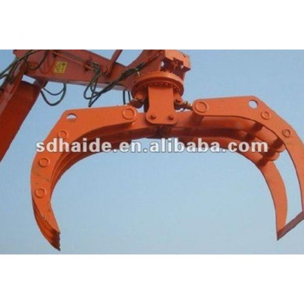 log grapple grab for excavator for sale in stock #1 image