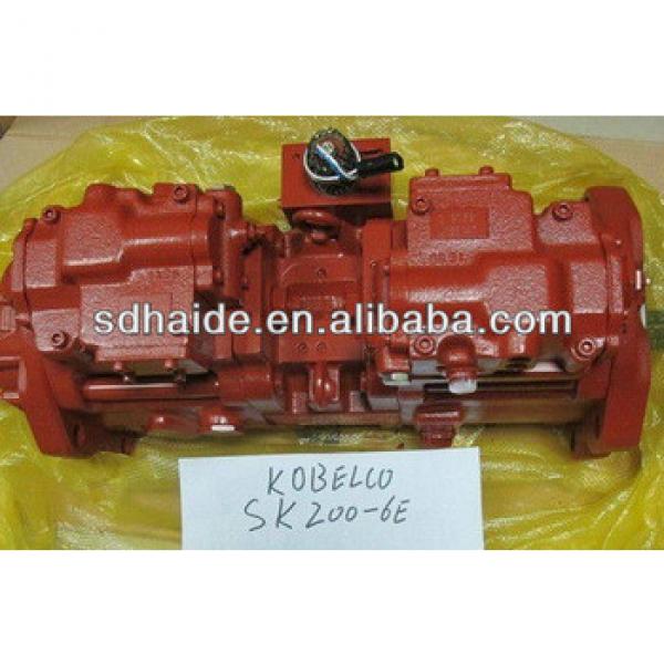 kobelco SK200-6E hydraulic main pump ,doosan/kawasaki hydraulic main pump k3v63dt,k3v112dt,k3v140dt,k3v180dt kawasaki pump assy #1 image