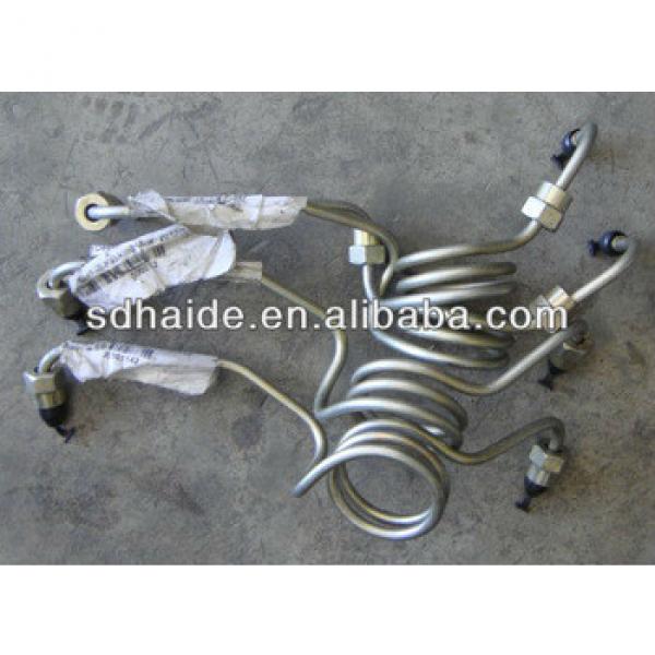 excavator fuel line, high pressure fuel line, steel fuel line PC200 #1 image