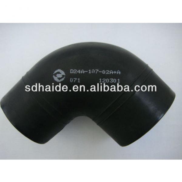 radiator hose corner, excavator bending radiator hose for kobelco,doosan,volvo #1 image