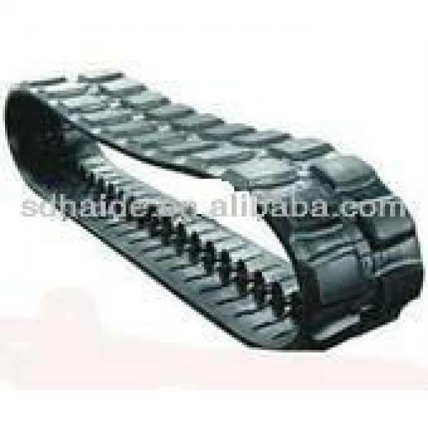 rubber chain,rubber track for PC30,PC35,PC40,PC45,PC50,PC55,PC60,PC75UU #1 image