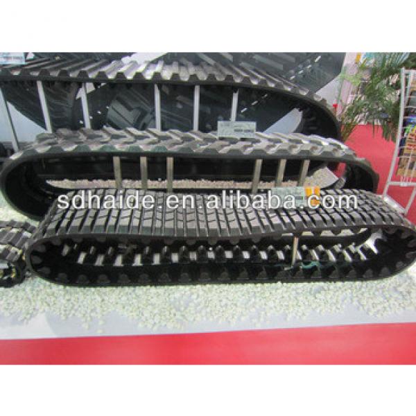 small robot track,rubber track for ,rubber link chains #1 image