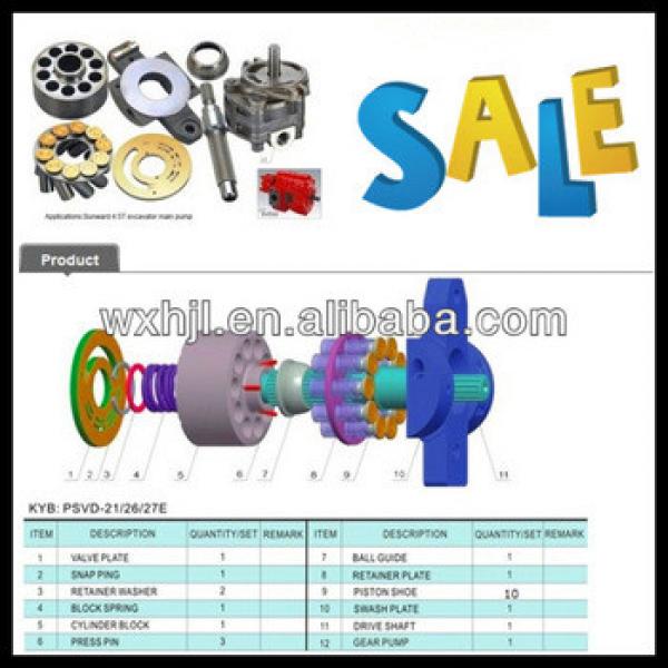 KAYABA PSVD2-21E hydraulic piston pump parts #1 image