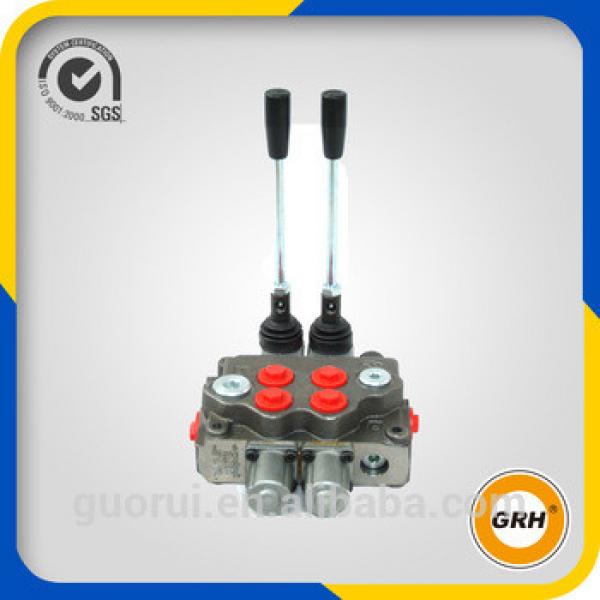 2 spools hydraulic control valve monoblock valve #1 image