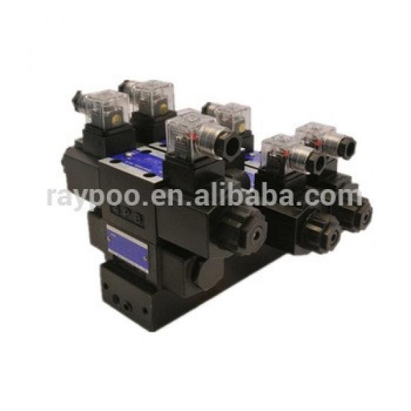 hydraulic four column roll forming machine hydraulic valve bank #1 image