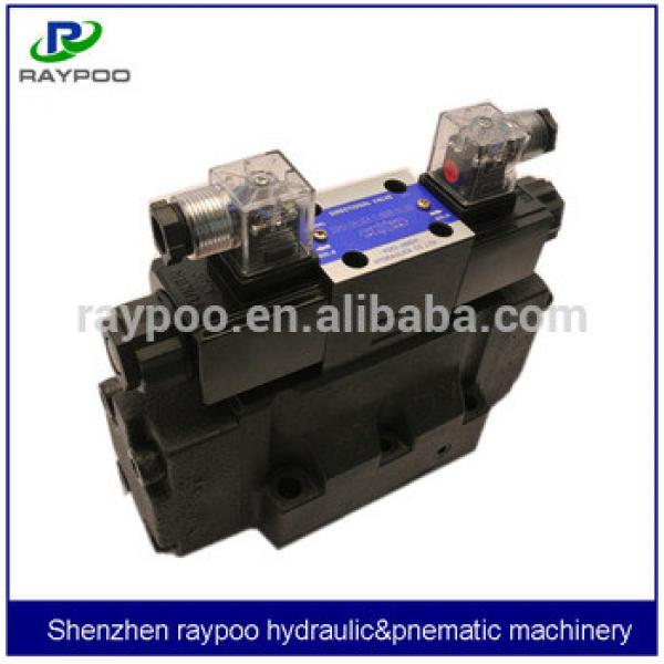 yuken type solenoid controlled pilot operted directional valves hydraulic switching valve #1 image