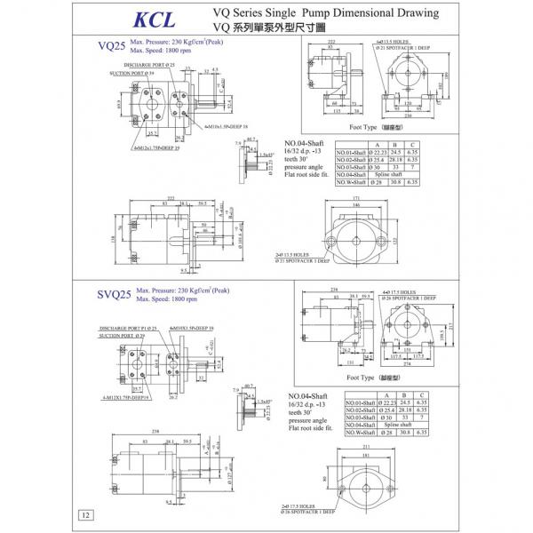 TAIWAN VPKCC-F2015A1A3-01-D KCL Vane pump VPKCC Series #1 image